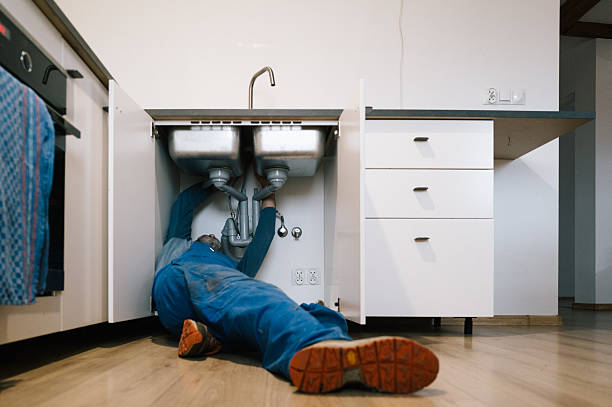 Professional Drain Cleaning technician working in Emporia, KS